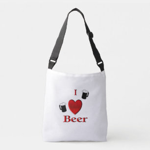 I Hart Bier Design Crossbody Tas