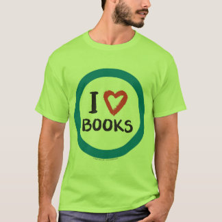 I (Hart) Boeken T-shirt