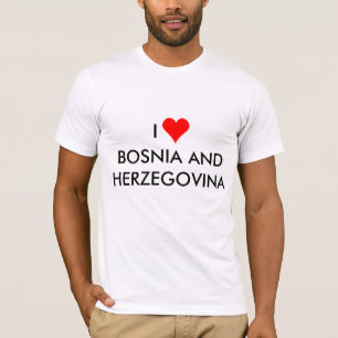 i hart - bosnië en herzegovina t-shirt
