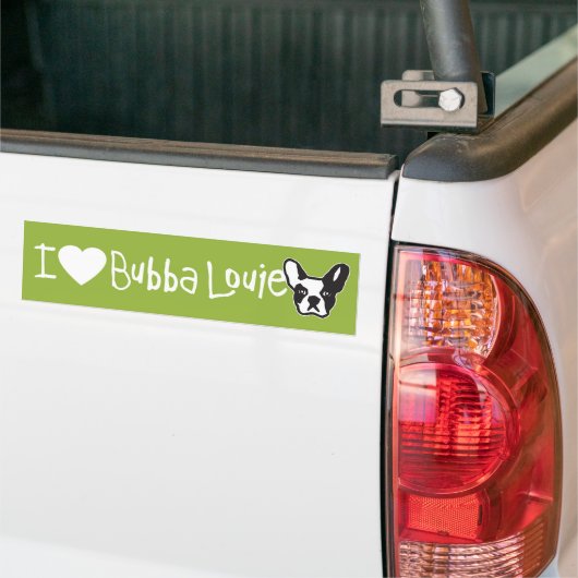 I (hart) Bubba Louie Bumpersticker (Op Truck)