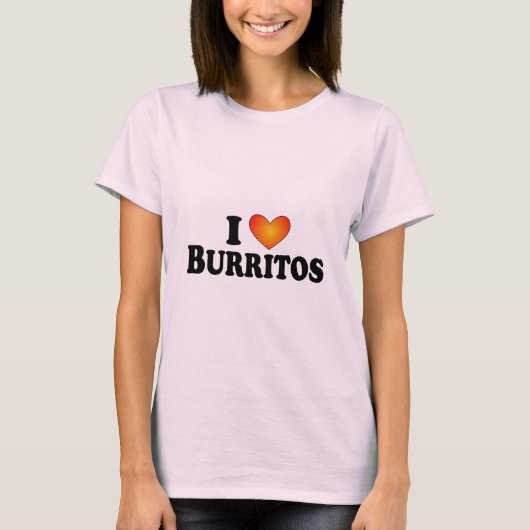I (hart) Burritos - Lite Multi-Product T-Shirt (Voorkant)