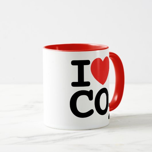 I Hart CO2 Ik hou van kooldioxide milieuactivist Mok (Voorkant rechts)