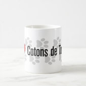 I (hart) Cotons de Tulears Koffiemok (Center)