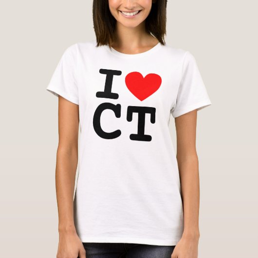 I Hart CT-Shirt T-shirt (Voorkant)