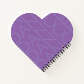 I Hart Dansdagboek Notitieboek (Achterkant)