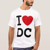 I (hart) DC T-shirt (Voorkant)