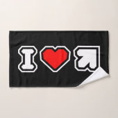 I Hart DDR Bad Handdoek (Handdoek)
