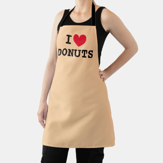 I hart donuts ❤ Aangepaste kleur bakken schorten (Insitu)