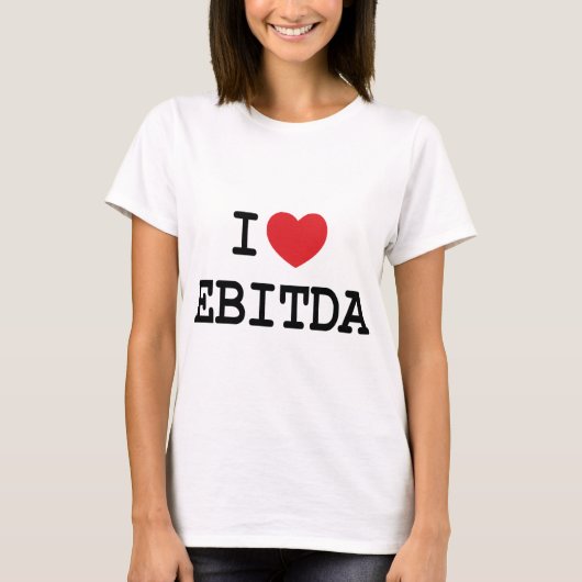 I (hart) EBITDA T-shirt (Voorkant)