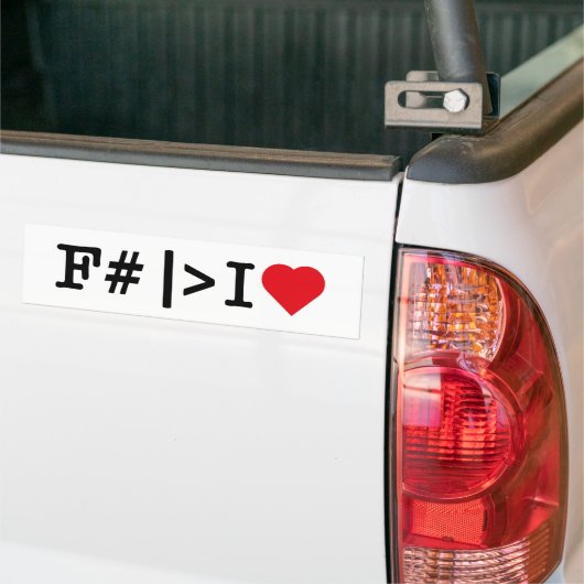 I Hart F# bumpersticker (Op Truck)