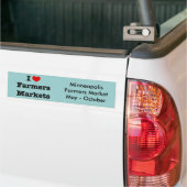 I Hart Farmers Markets Bumpersticker (Op Truck)