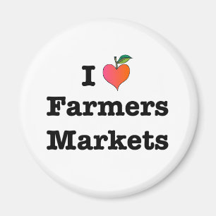 I Hart Farmers Markets Magneet