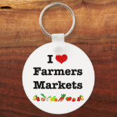 I Hart Farmers Markets Sleutelhanger (Voorkant)