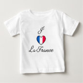 "I hart France" Franse Pride "J'adore La France" (Voorkant)