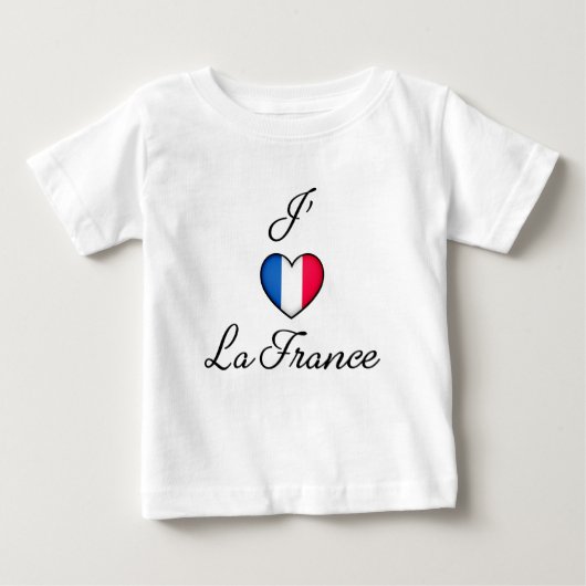 "I hart France" Franse Pride "J'adore La France" (Voorkant)
