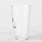 "I hart France" Franse Pride "J'adore La France" Glas (Links)