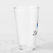 "I hart France" Franse Pride "J'adore La France" Glas (Rechts)