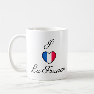 "I hart France" Franse Pride "J'adore La France" Koffiemok