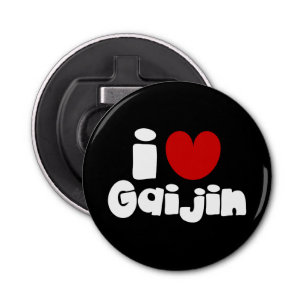 i hart Gaijin Button Flesopener