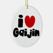 i hart Gaijin Keramisch Ornament (Rechts)