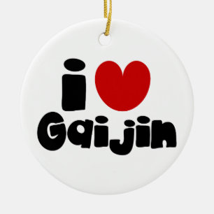i hart Gaijin Keramisch Ornament