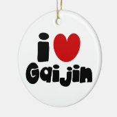i hart Gaijin Keramisch Ornament (Links)