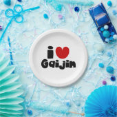 i hart Gaijin Papieren Bordje (Feest)