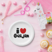 i hart Gaijin Papieren Bordje (Feest)
