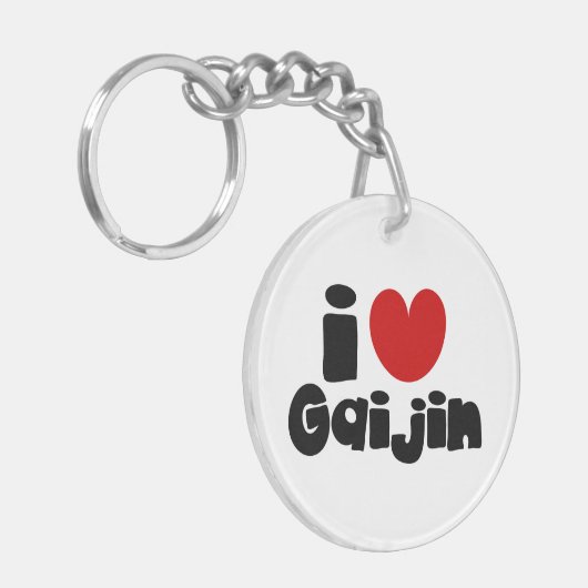 i hart Gaijin Sleutelhanger (Voorkant Links)