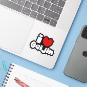 i hart Gaijin Sticker (Laptop met iPhone)