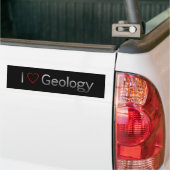 I (hart) Geologische Bumpersticker (Op Truck)