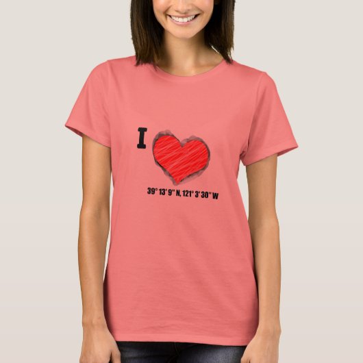 I hart Grass Valley T-shirt (Voorkant)