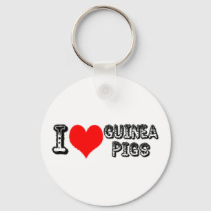 I (hart) Guinee varkens Sleutelhanger