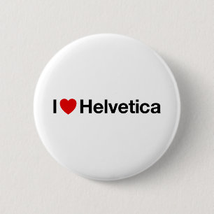 I hart Helvetica Ronde Button 5,7 Cm