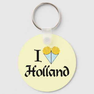 I Hart Holland Sleutelhanger