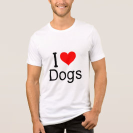 I (hart) Honden Tri-Blend Shirt