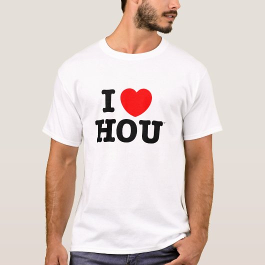 I Hart HOU T-shirt (Voorkant)