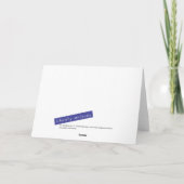 i hart houden-op parenkaart te haten feestdagen kaart (Achterkant)