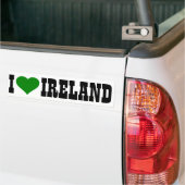 I [hart] Ierland Bumpersticker (Op Truck)