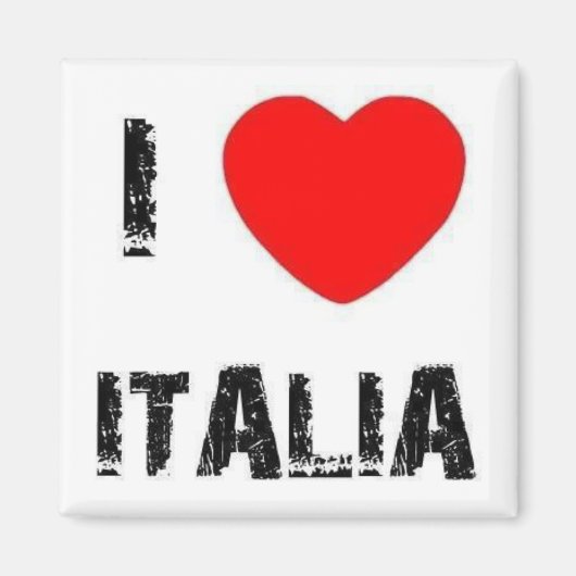 I [hart] Italia Magneet (Voorkant)