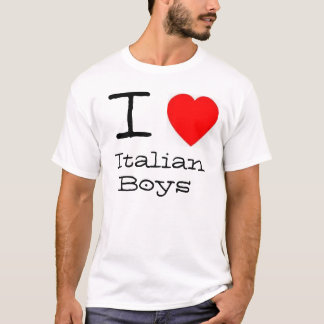 I *hart* Italiaanse jongens T-shirt