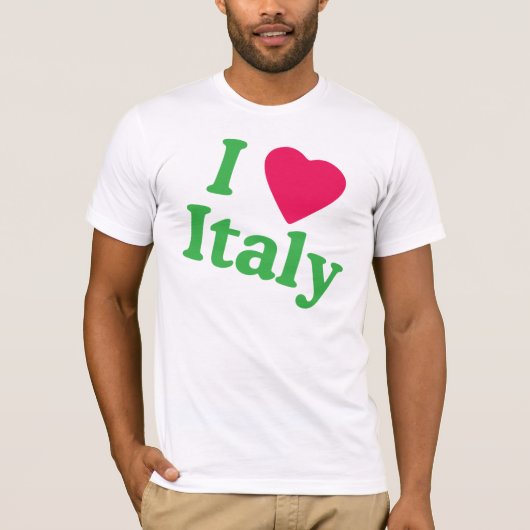 i hart italië t-shirt (Voorkant)