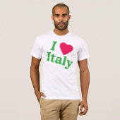 i hart italië t-shirt (Voorkant volledig)
