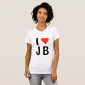 I hart JB T-shirt (Voorkant volledig)