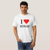 I hart JONAS T-shirt (Voorkant volledig)