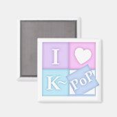 I Hart K~Pop Magneet (Voorkant / Achterkant)