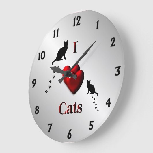 I Hart kat wandklok (Hoek)