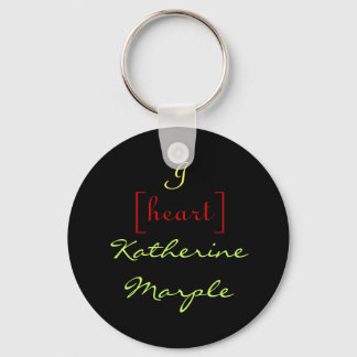 I [hart] Katherine Marple Sleutelhanger