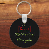I [hart] Katherine Marple Sleutelhanger (Voorkant)
