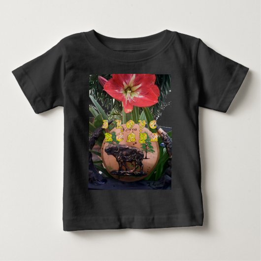 I (Hart) Kenia Buffalo Patch/Print (Voorkant)